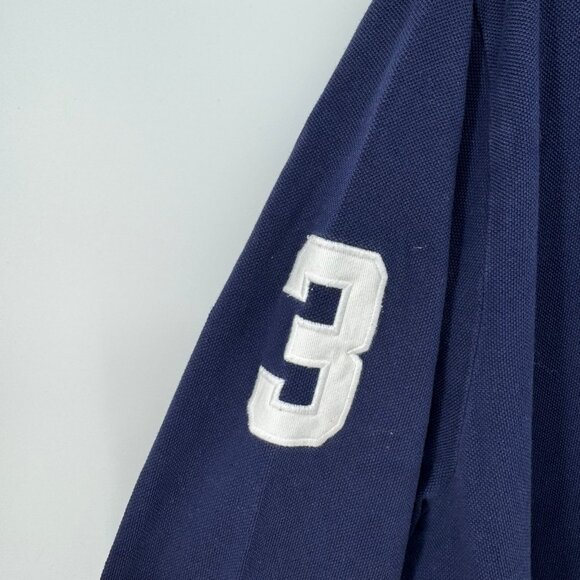 POLO RALPH LAUREN 3 RUGBY HOODIE DARK BLUE 2XL - Picture 4 of 8
